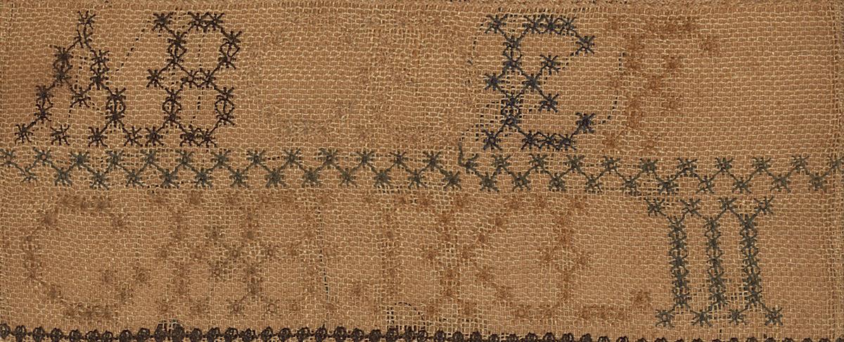 1993.0092 Sampler, Detail 2
