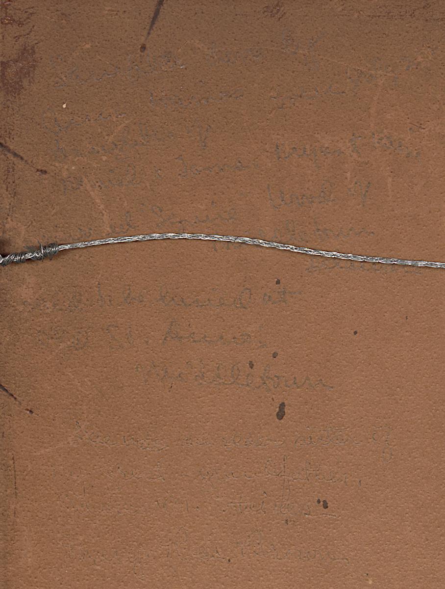 1993.0092 Sampler, Verso Detail