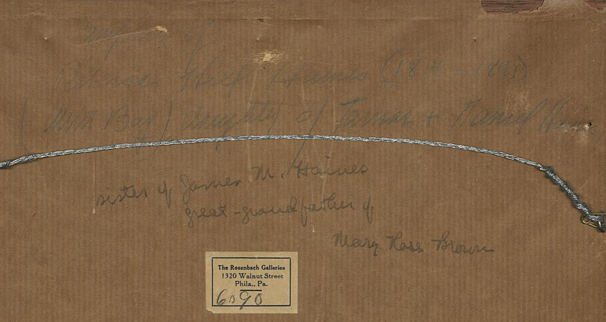 1993.0093 Sampler, Verso Detail