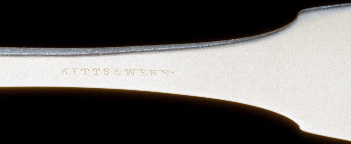 1993.0099 Spoon, Tablespoon, detail 1
