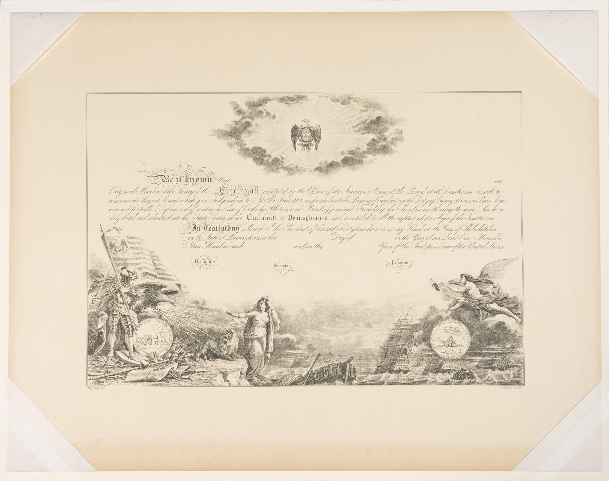 1993.0122 Certificate, view 2