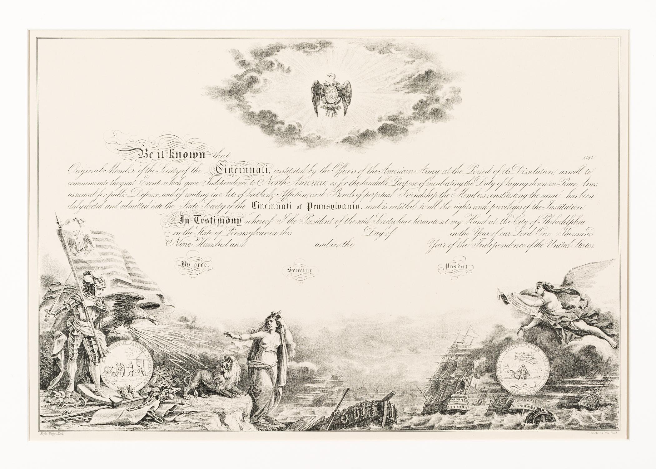 1993.0122 Certificate, view 1