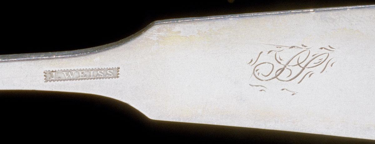 1994.0015 Spoon, Tablespoon, detail 1