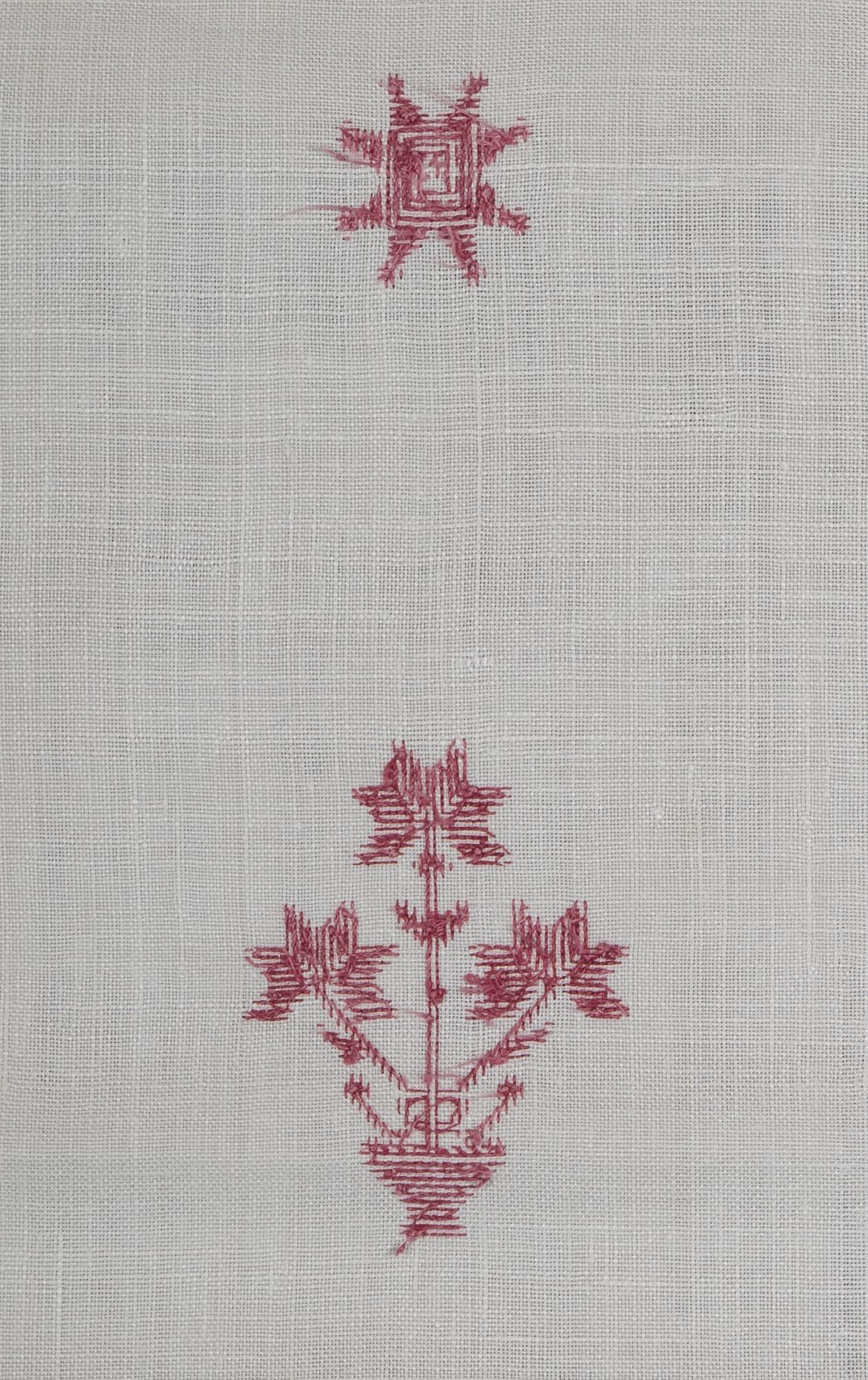 1994.0018 Towel, detail 6, reverse