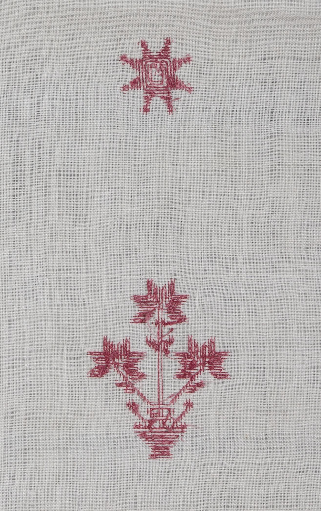 1994.0018 Towel, detail 8, reverse