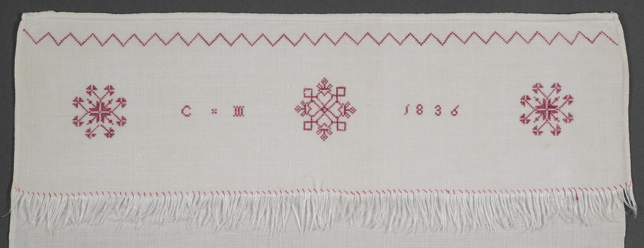 1994.0018 Towel, detail 2