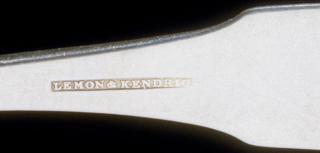1994.0031 Spoon, Tablespoon, detail 1