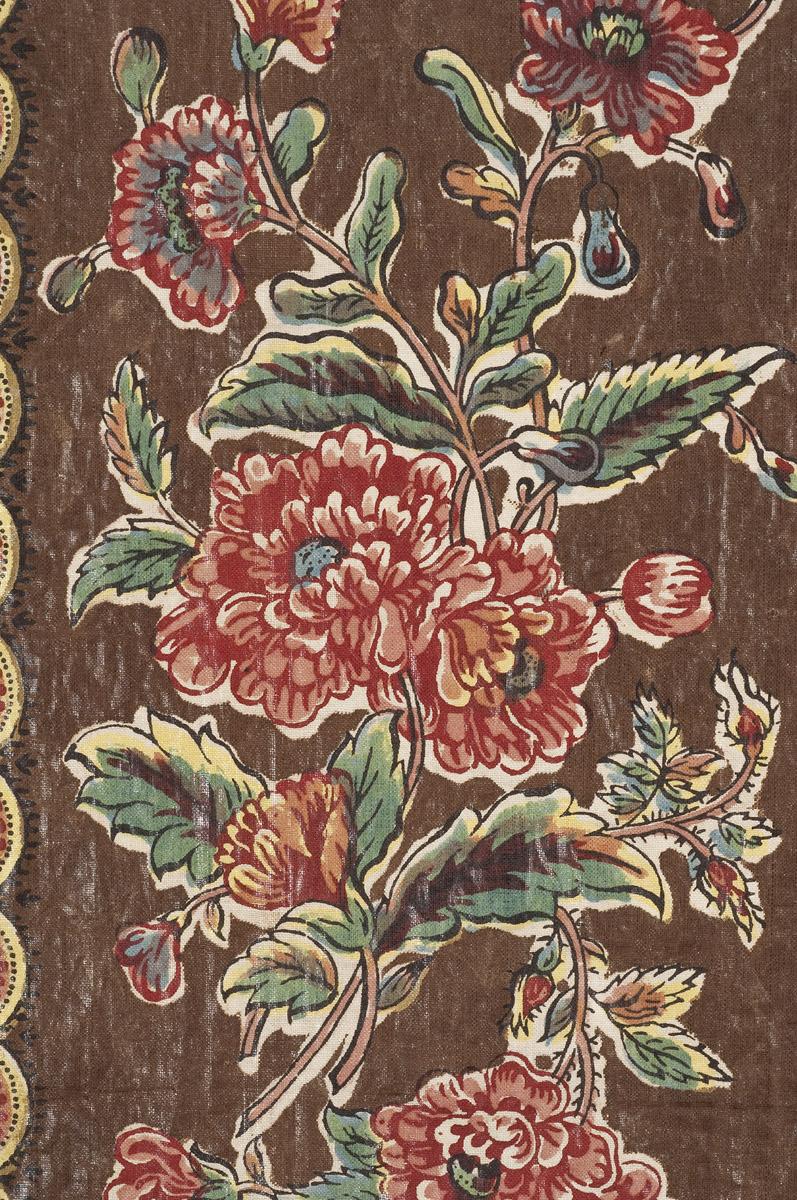 1958.0111.001 Textile, printed, detail 4