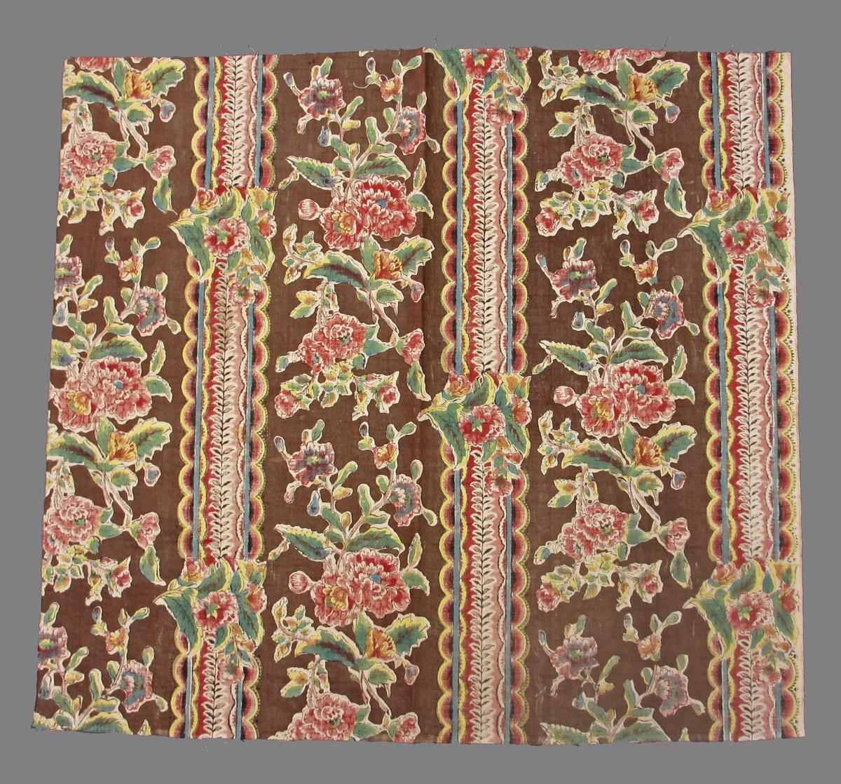 1958.0111.001 textile, printed reverse