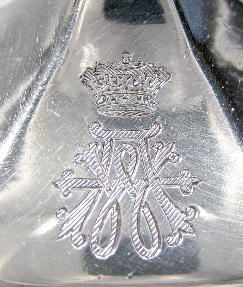 1994.0052.002 Silver Taper Stick engraving