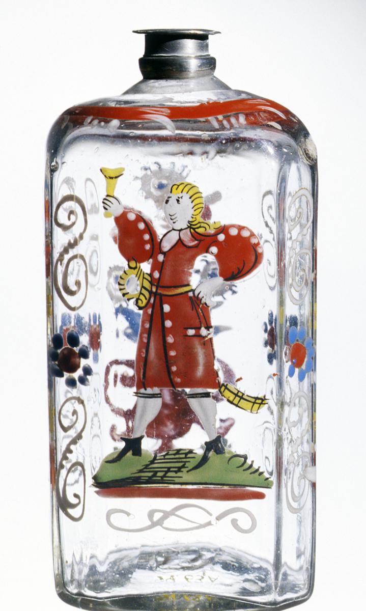 1994.0063 A, B Glass bottle