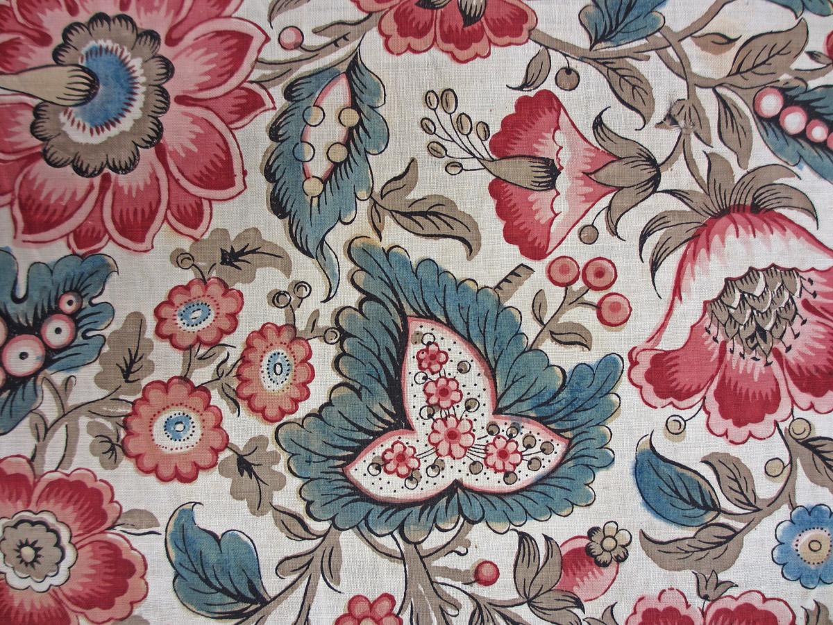 1958.0112.001 textile, printed detail