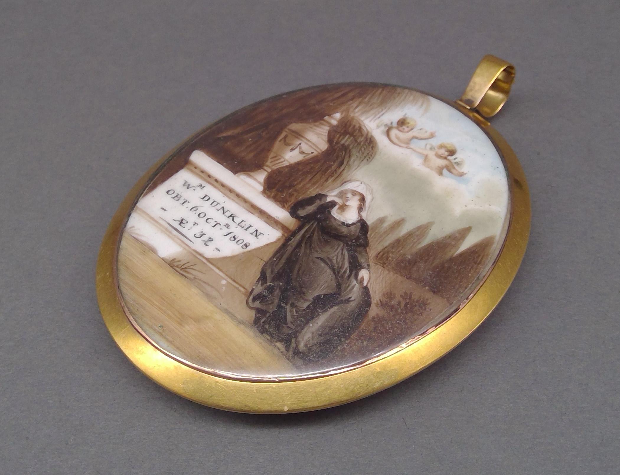 1994.0081 Miniature, Mourning miniature, view2 Obverse