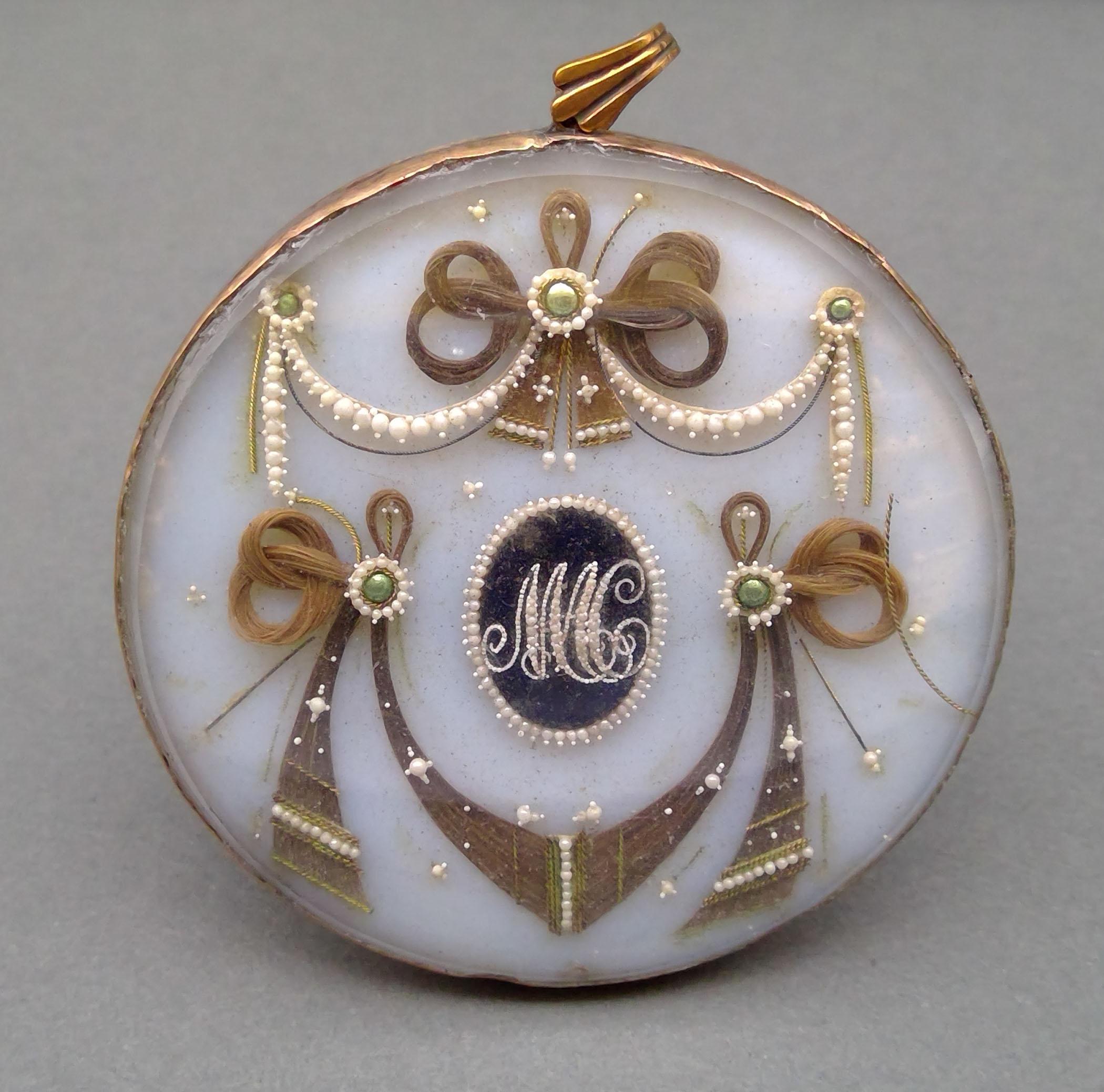 1994.0082 Pendant, Mourning brooch, view 2.1