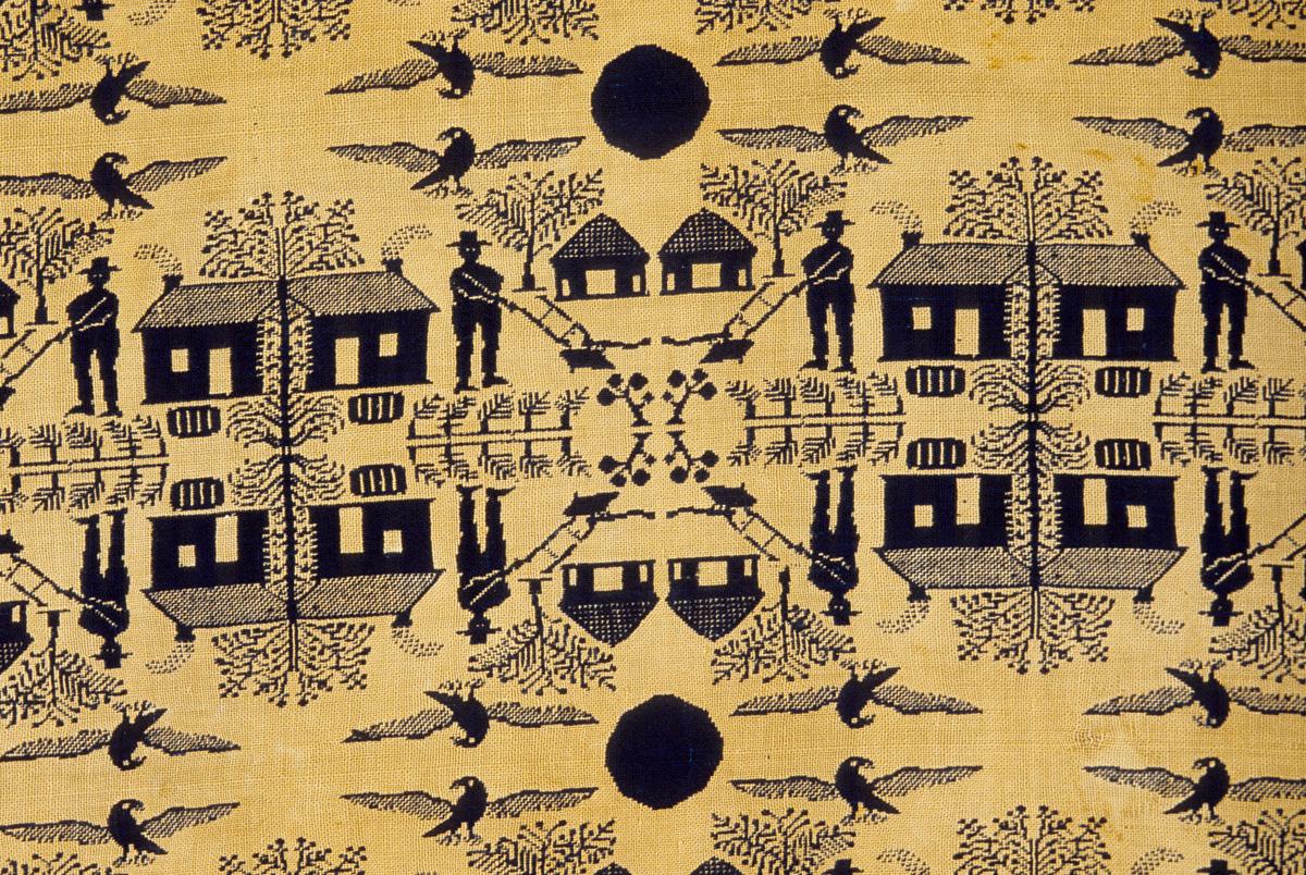 1994.0094 Coverlet (detail)