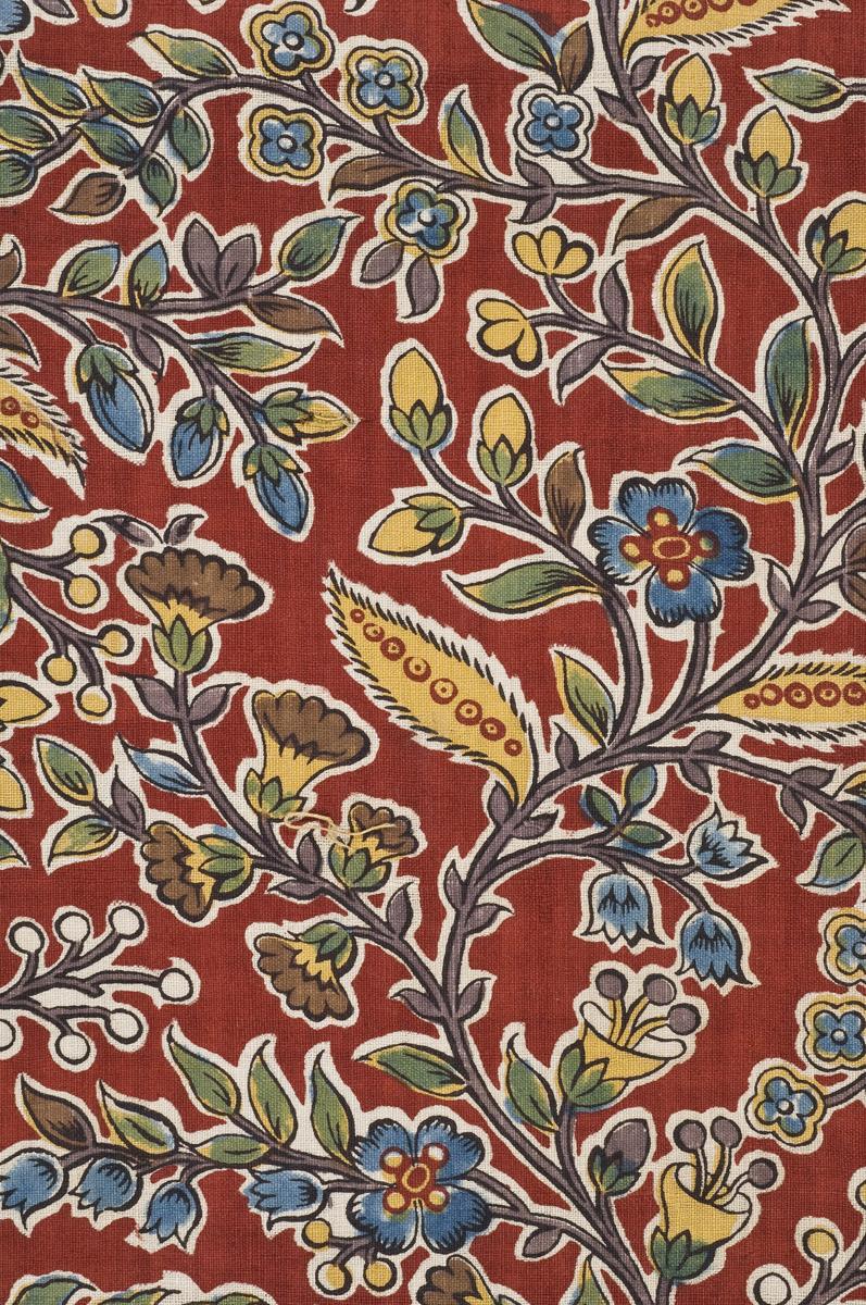 1958.0112.004.001 Textile, printed, detail 1