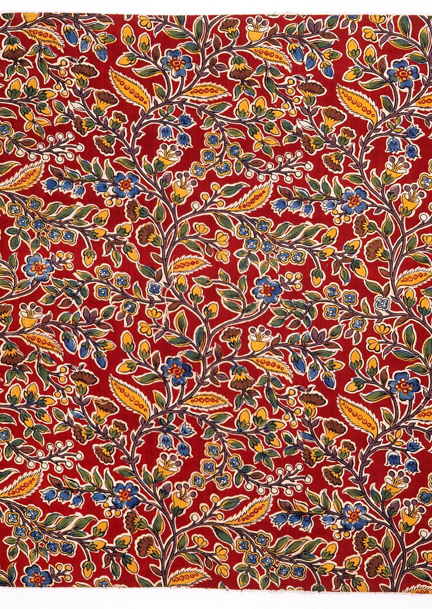 T1292 textile, printed design repeat
