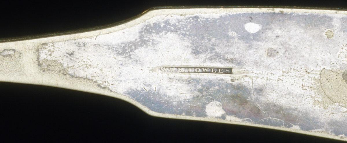1994.0101 Spoon, Tablespoon, detail 1