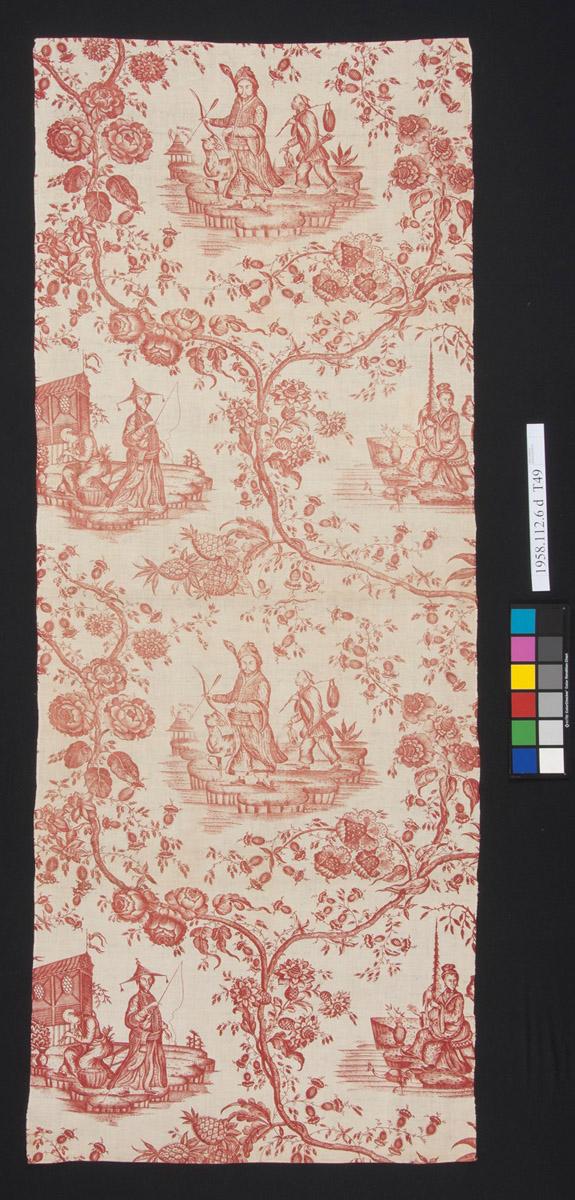1958.0112.006 D Textile, printed, view 1
