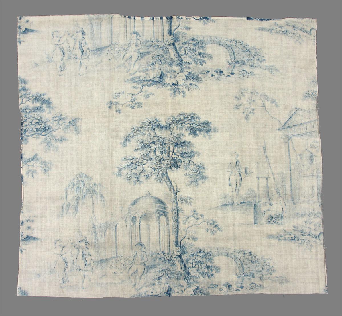 1958.0112.008.001 textile, printed reverse