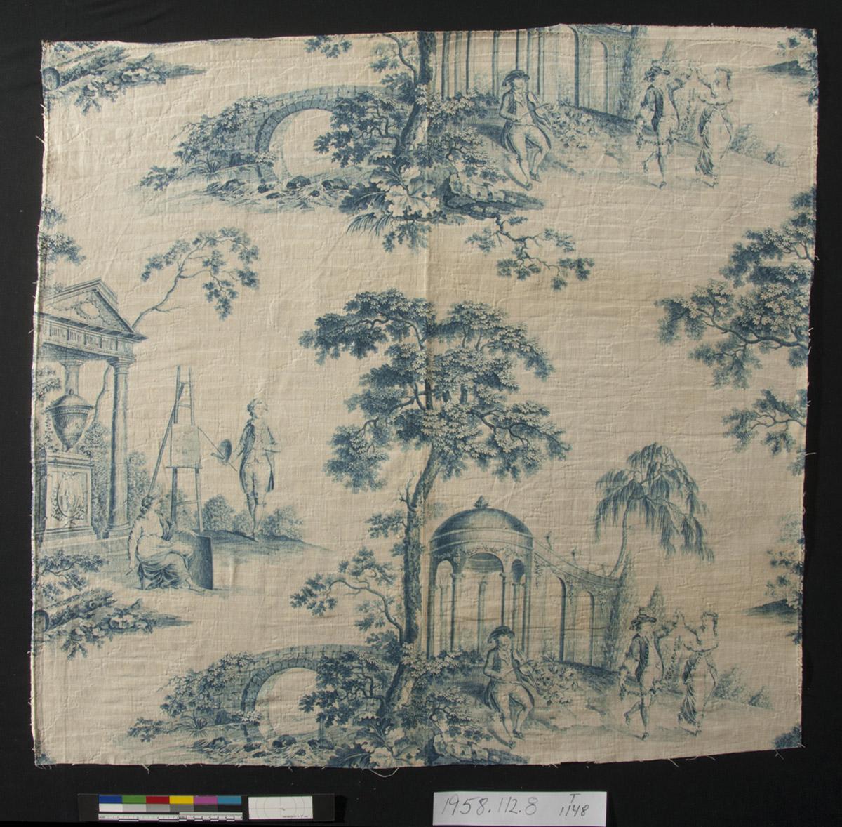 1958.0112.008.001 Textile, printed, view 2
