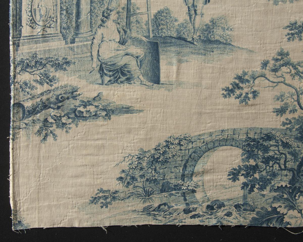 1958.0112.008.001 Textile, printed, detail 4