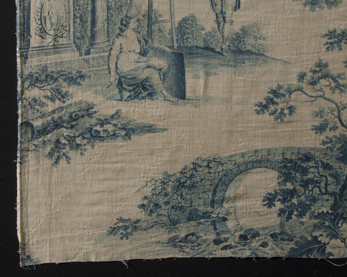1958.0112.008.001 Textile, printed, detail 6