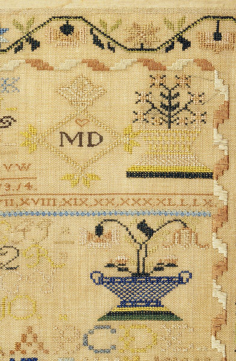 1994.0109 A Sampler, detail 2