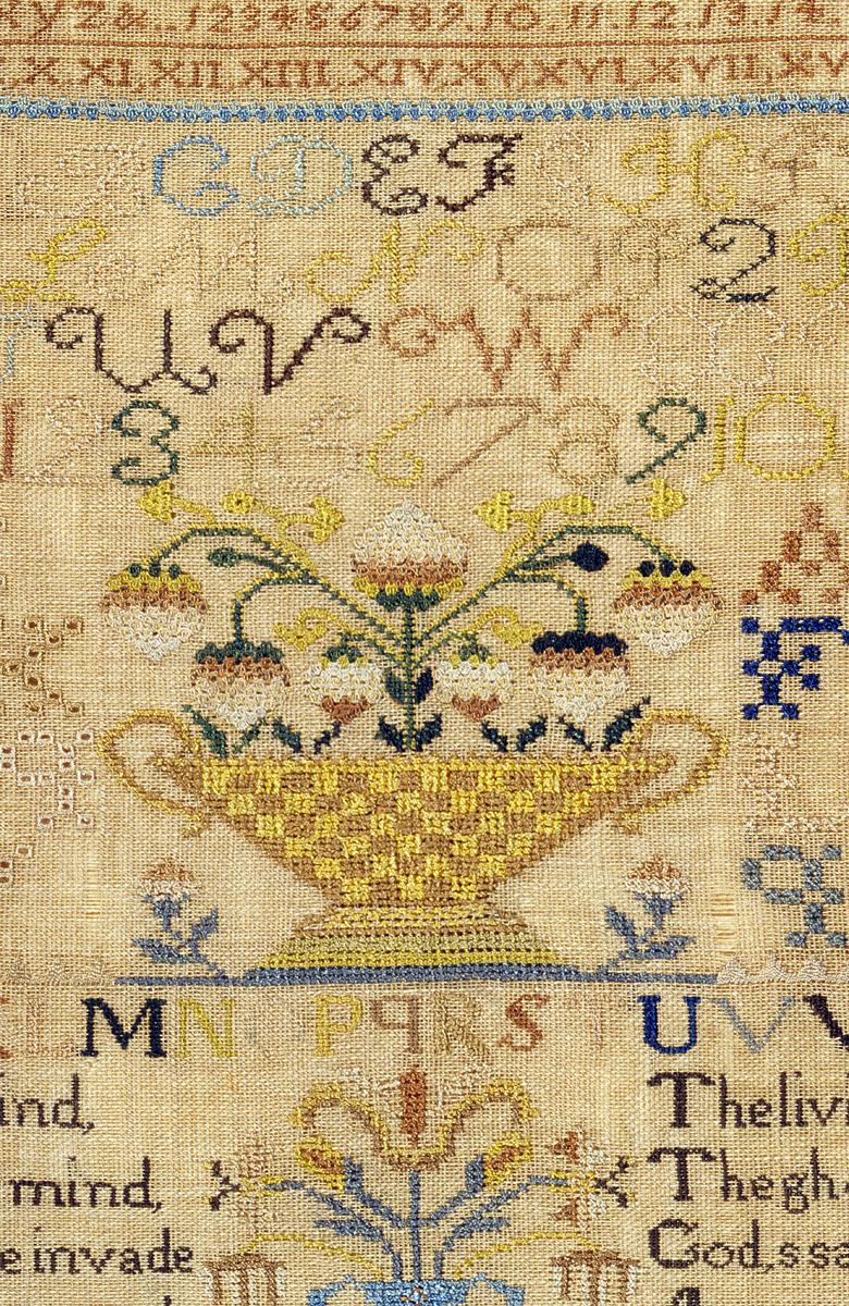 1994.0109 A Sampler, detail 5