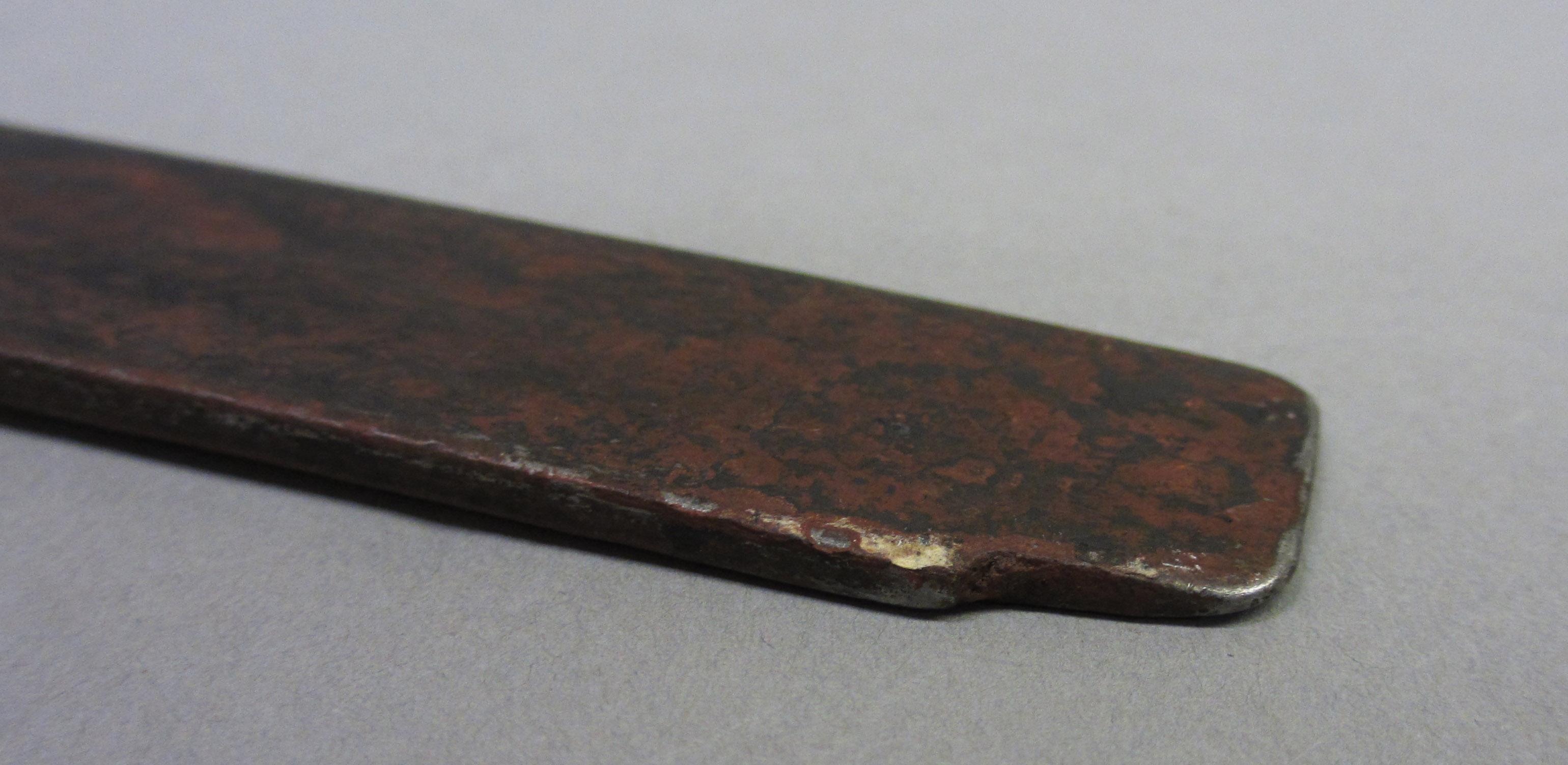 1995.0006.010 Firmer chisel, edge detail