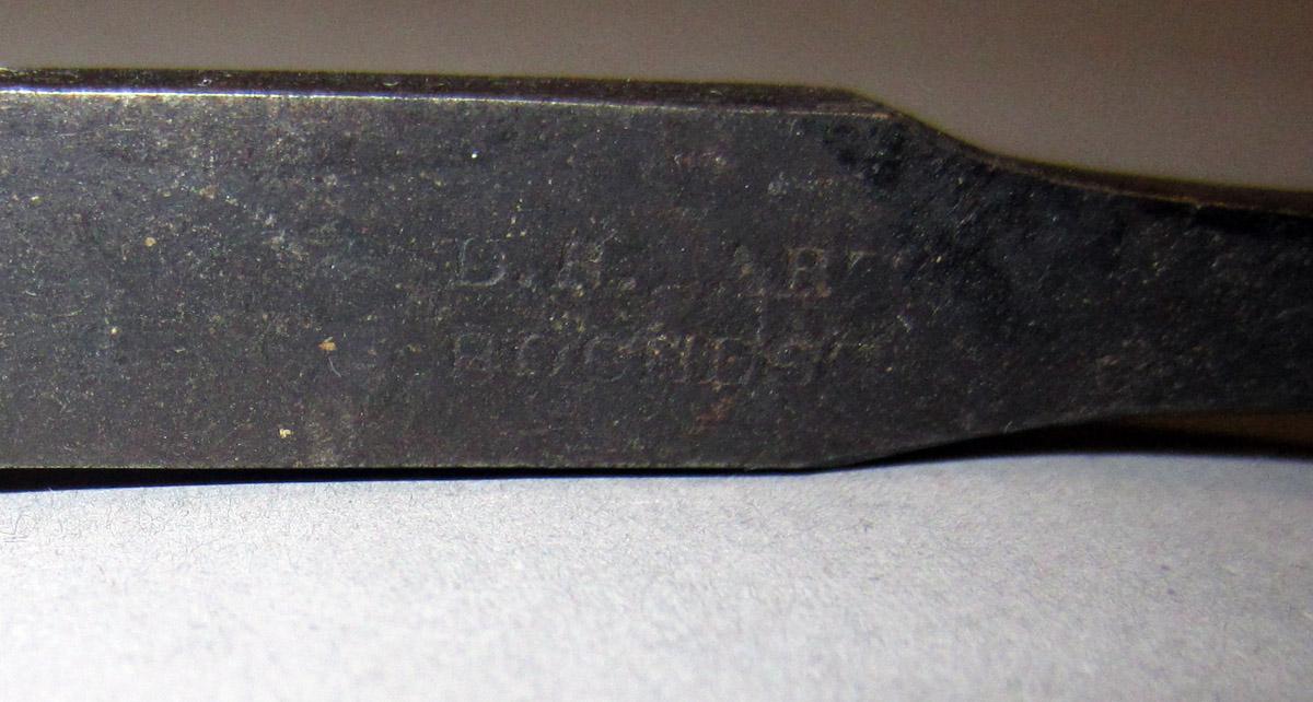 1995.0006.011 Firmer chisel, Mark