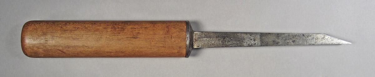1995.0006.026, Mortise chisel, overall