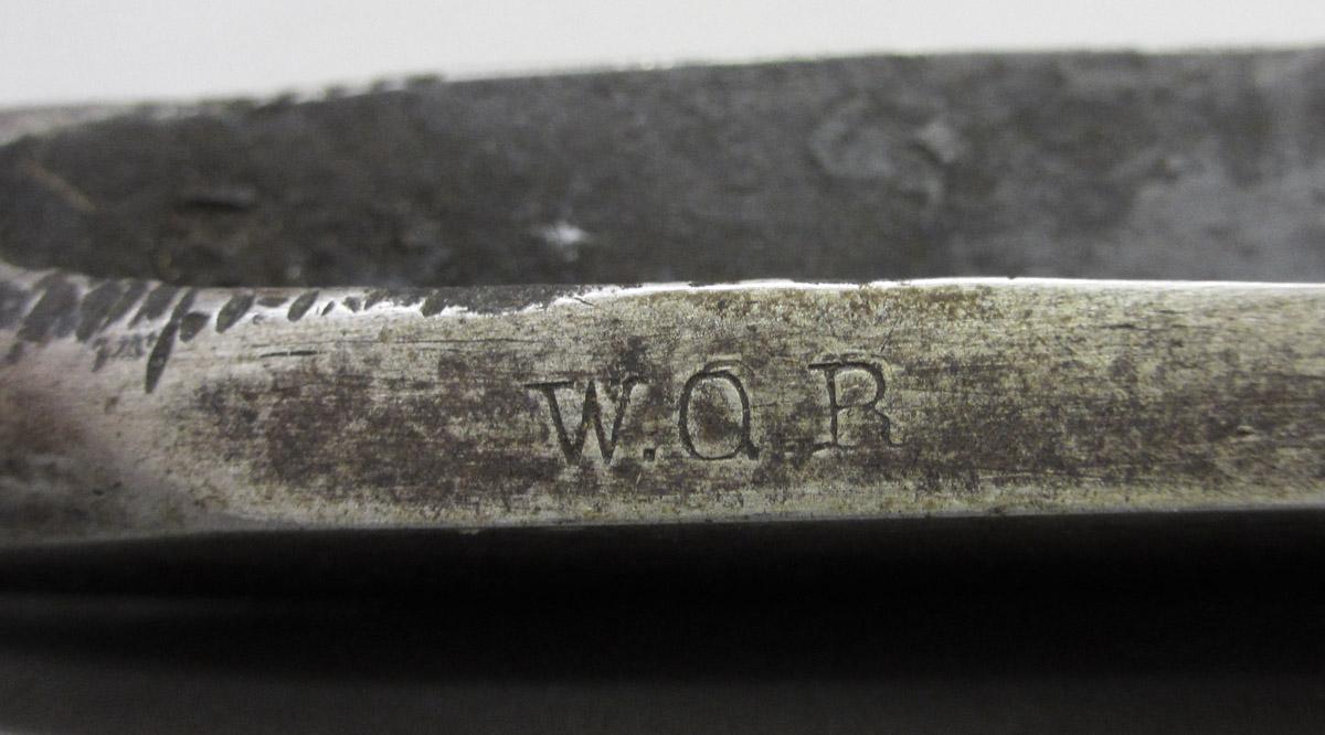 1995.0006.031 Bruzz chisel, mark 2 detail