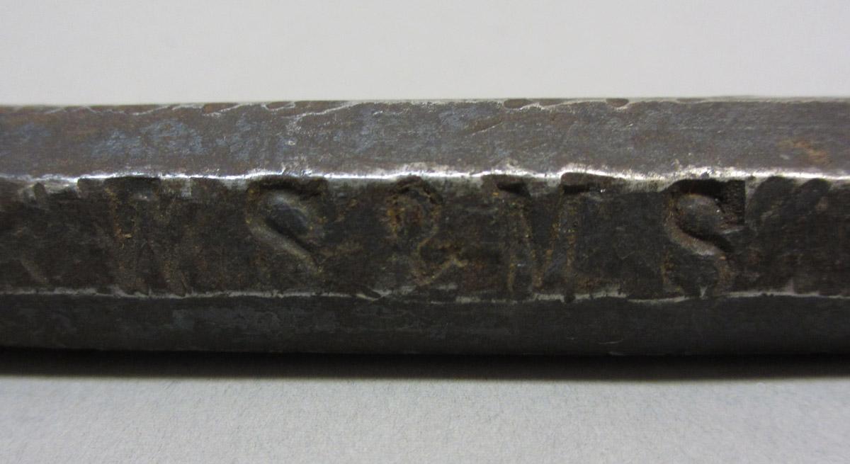 1995.0006.069 Cold chisel, mark 2 detail view