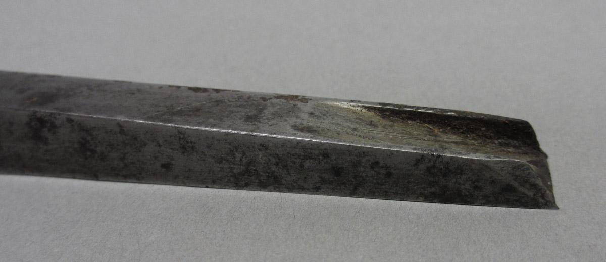 1995.0006.078 Machine mortise chisel, tip detail