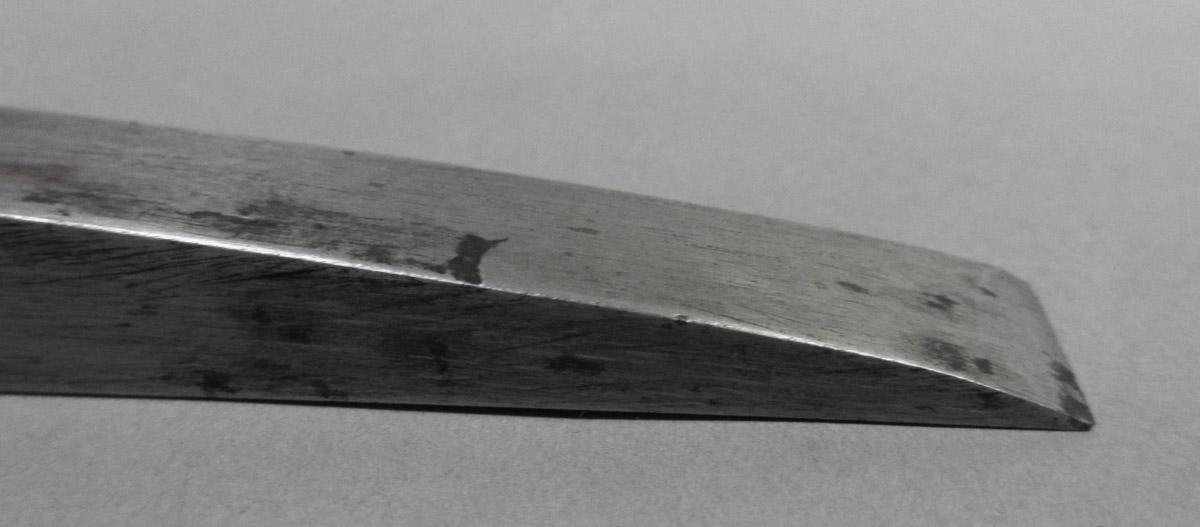 1995.0006.082 Machine mortise chisel, tip detail