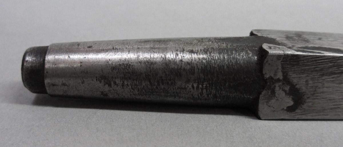 1995.0006.082 Machine mortise chisel, tang detail
