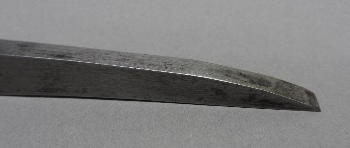 1995.0006.084 Machine mortise chisel, tip detail
