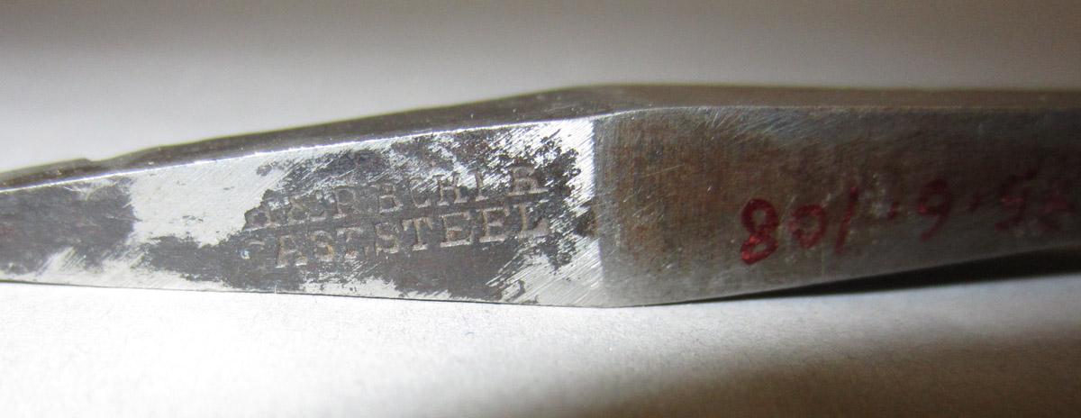 1995.0006.108 Smith's drill bit, Mark