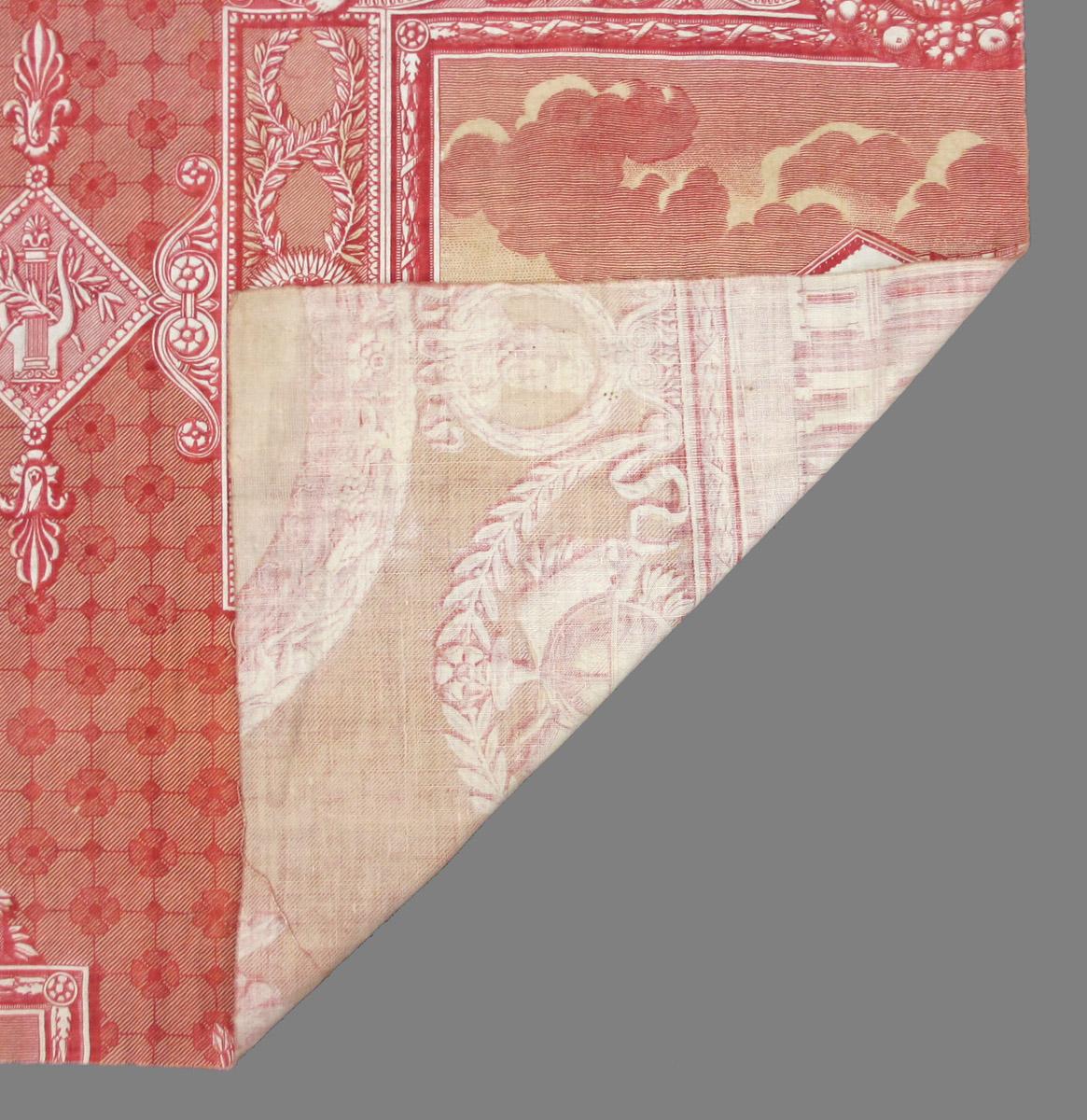1958.0118.001 E textile, printed folded corner