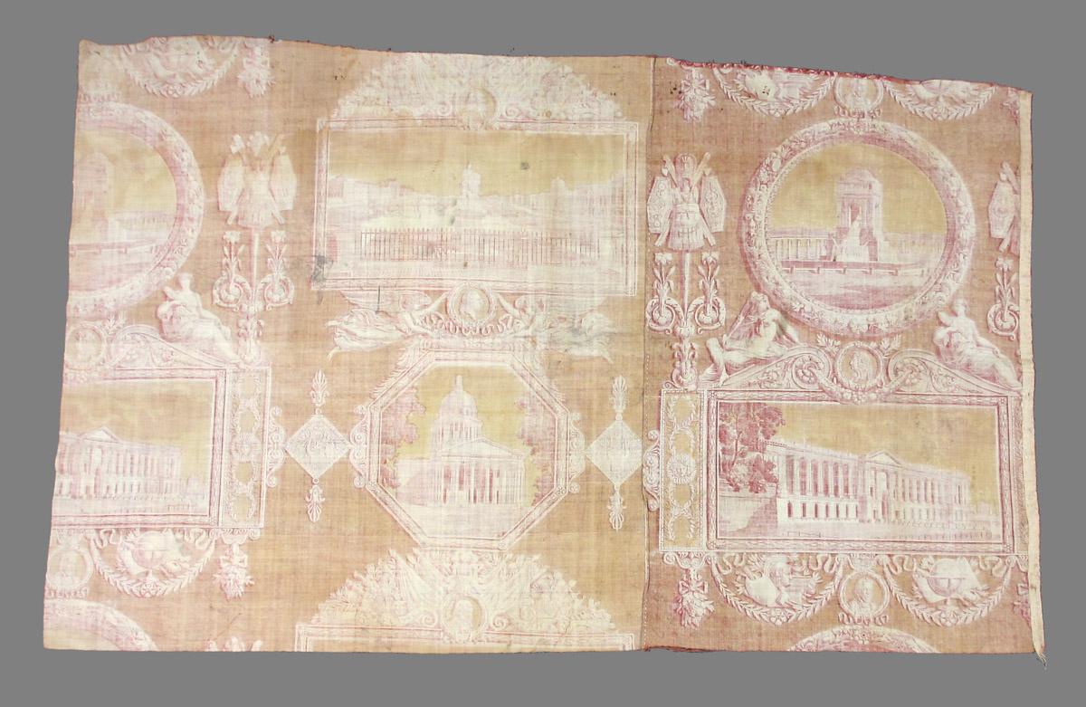 1958.0118.001 E textile, printed reverse