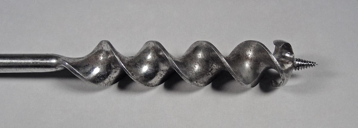 1995.0006.162, Auger bit, spiral detail