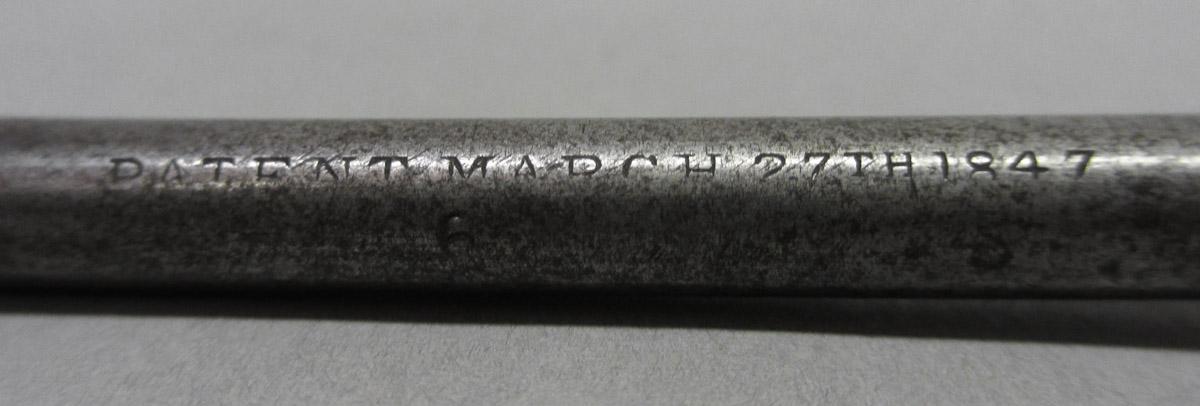 1995.0006.164 Auger bit, mark detail