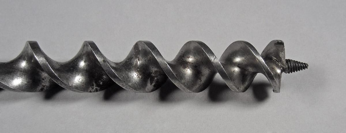 1995.0006.165, Auger bit, spiral detail