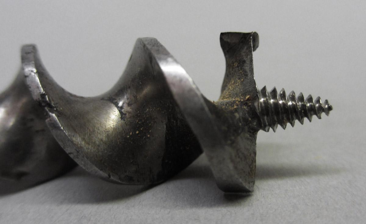 1995.0006.166 Auger bit, tip detail