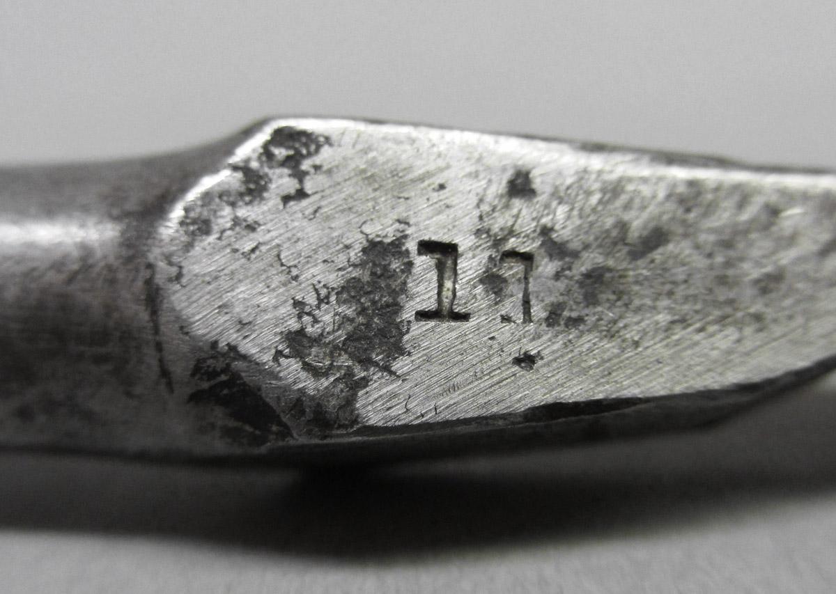 1995.0006.166 Auger bit, mark 2 detail