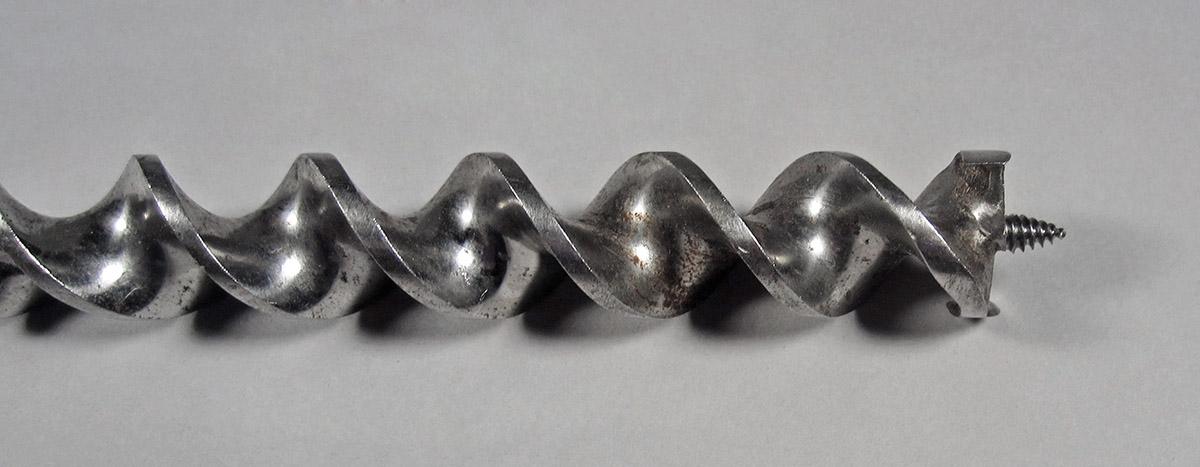 1995.0006.167, Auger bit, spiral detail