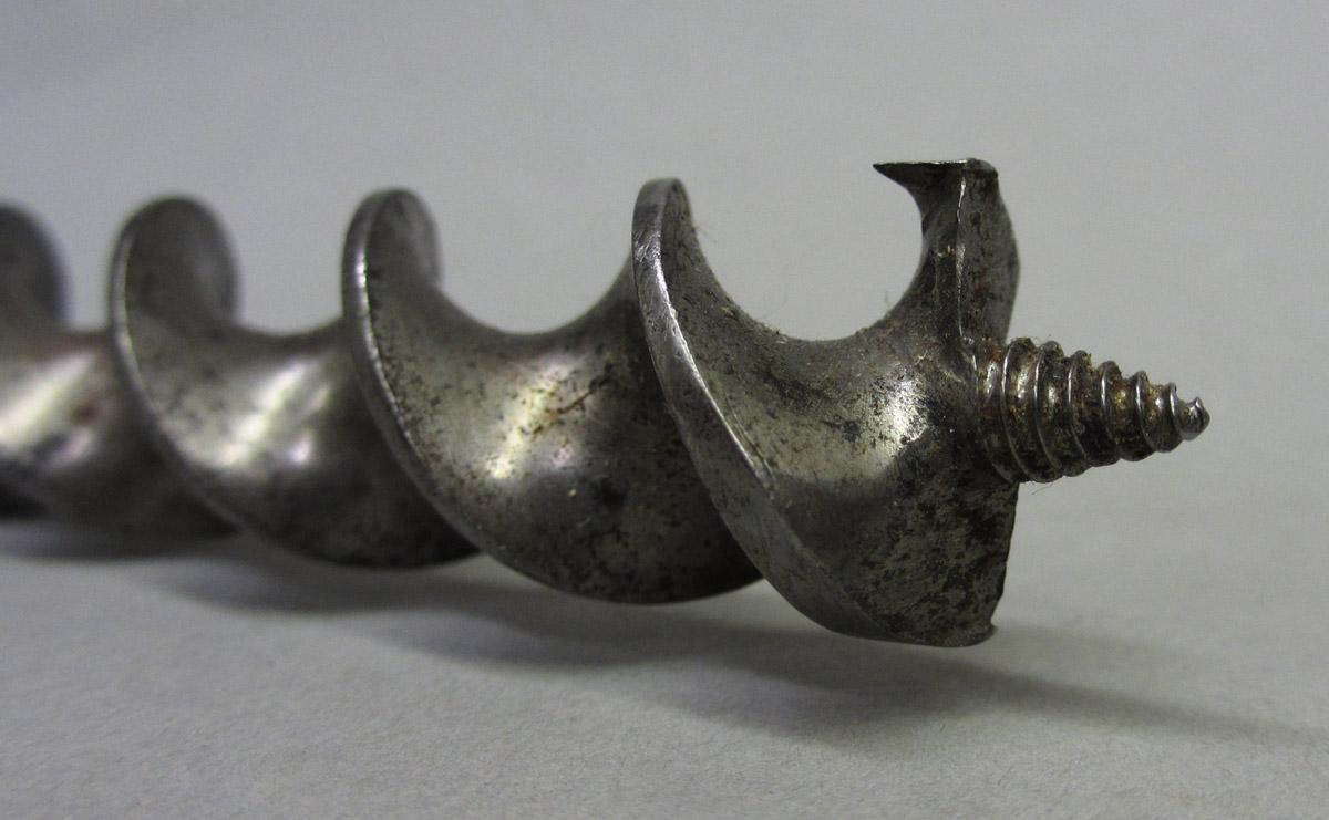 1995.0006.179 Auger bit, tip detail