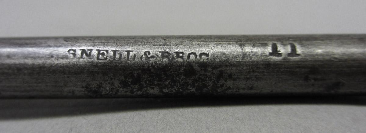 1995.0006.179 Auger bit, mark detail