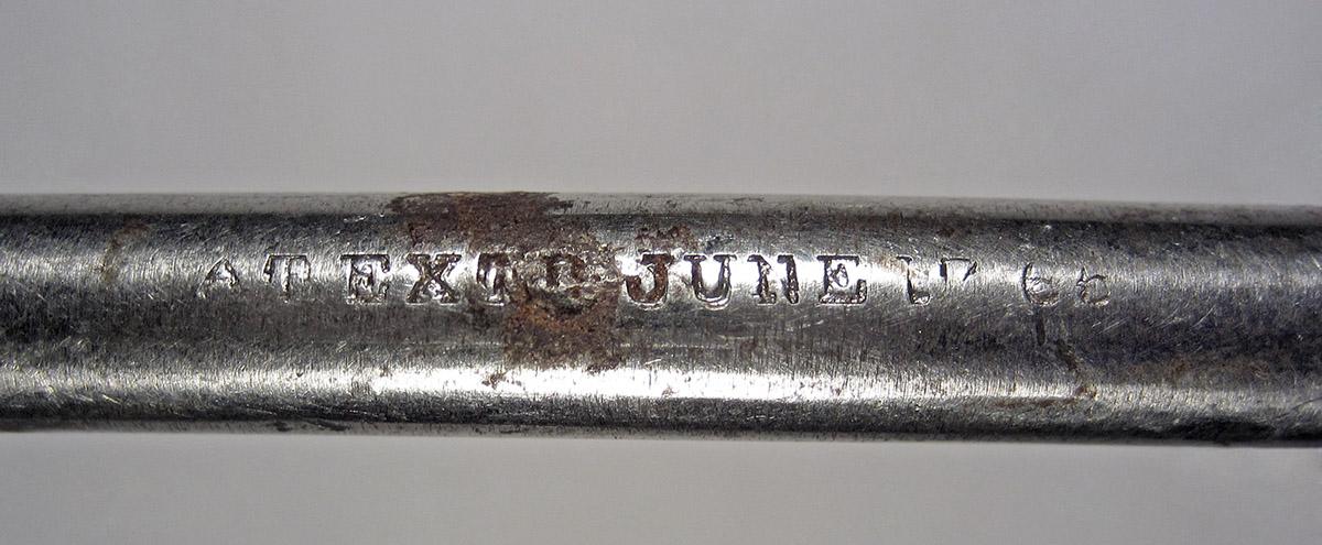 1995.0006.182, Auger bit, mark